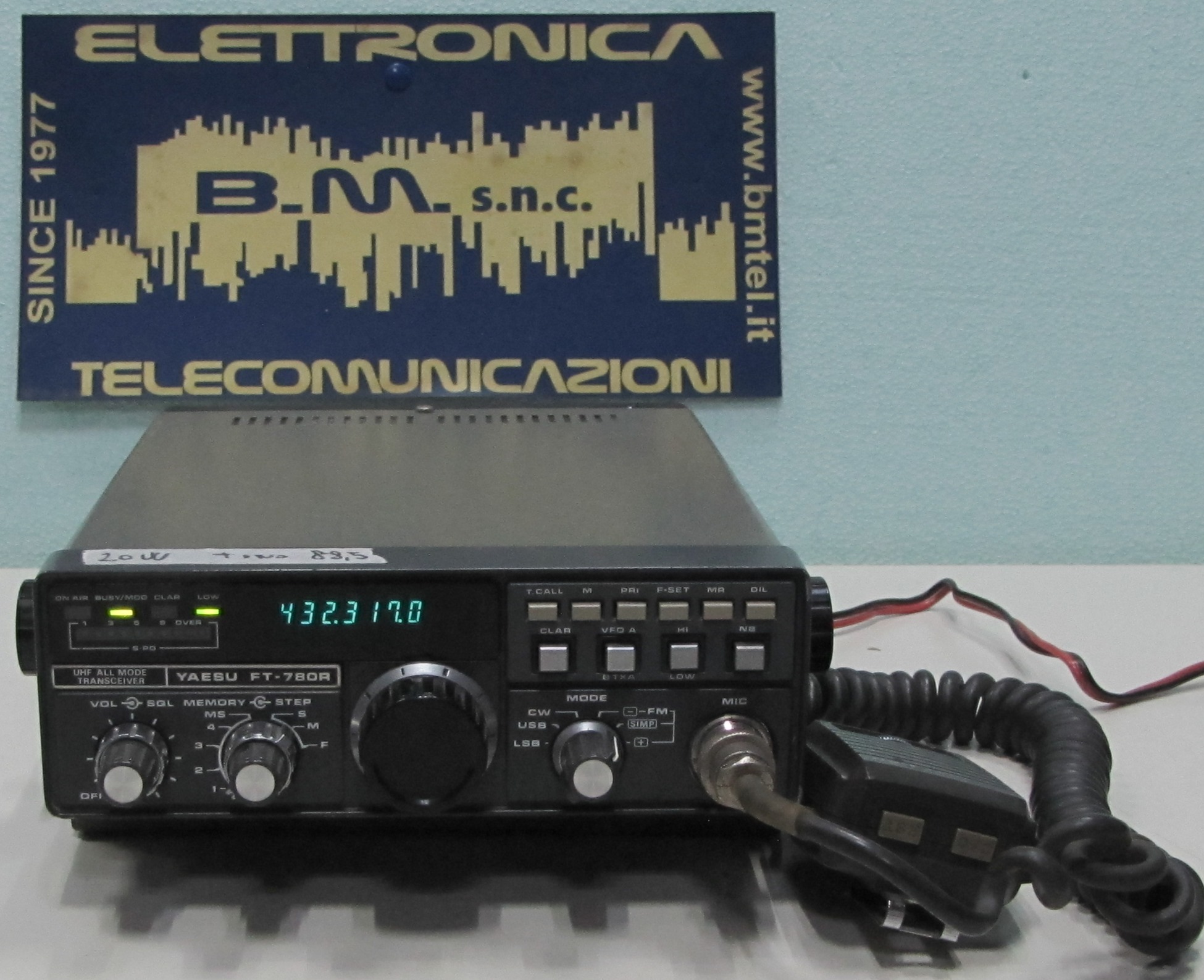 YAESU FT-780R UHF all MODE completo di toni.